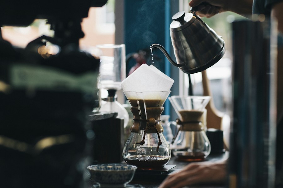 A quiet moment with a cup of coffee